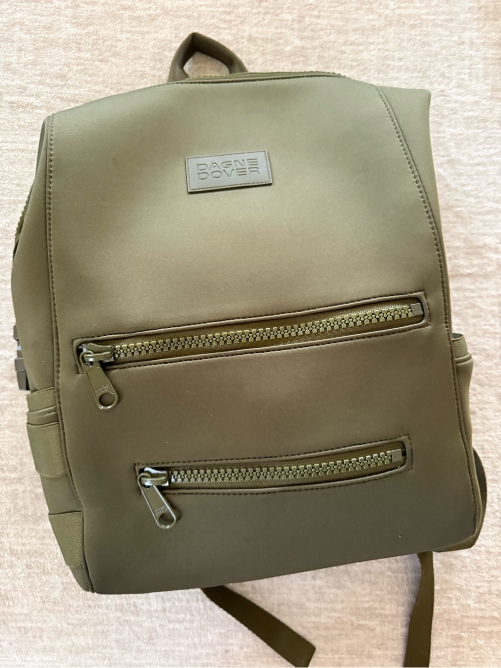 Dagne Dover Olive Green Baby Bag Backpack
